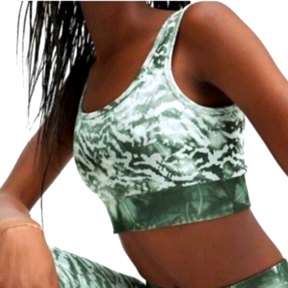Fabletics Green Sports Bra NWT